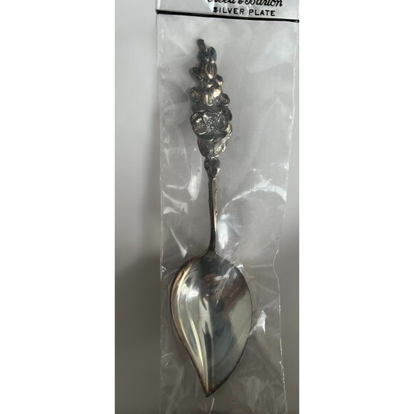 Vintage Reed & Barton Fiesta Party Set Silverplate 5 Pc Floral Serving New - Picture 5 of 10